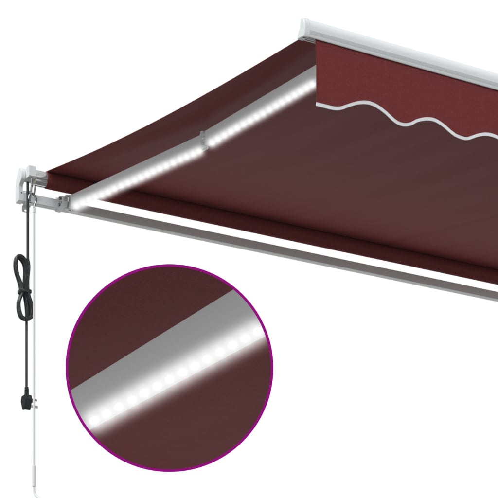 Tenda na automatsko uvlačenje s LED bordo 400x350 cm