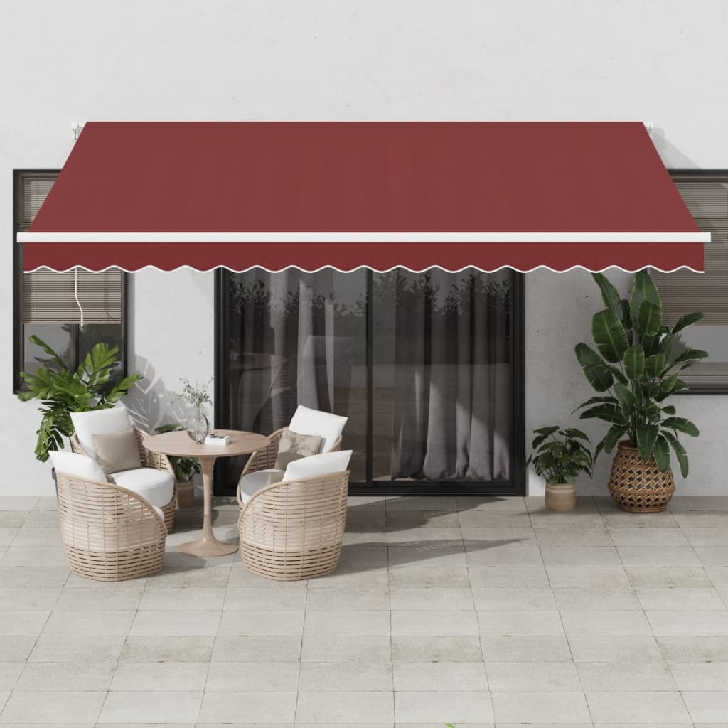 Tenda na automatsko uvlačenje bordo 450 x 350 cm