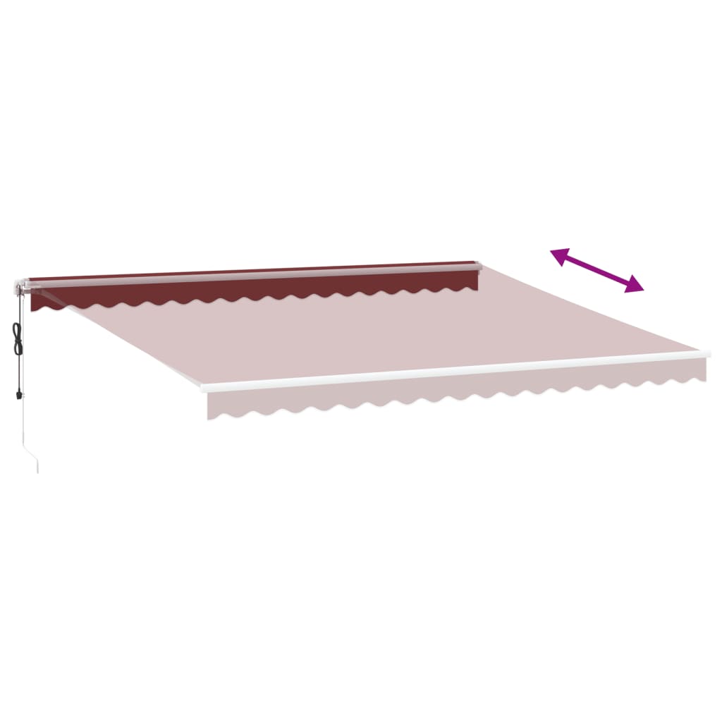 Tenda na automatsko uvlačenje s LED bordo 450x350 cm