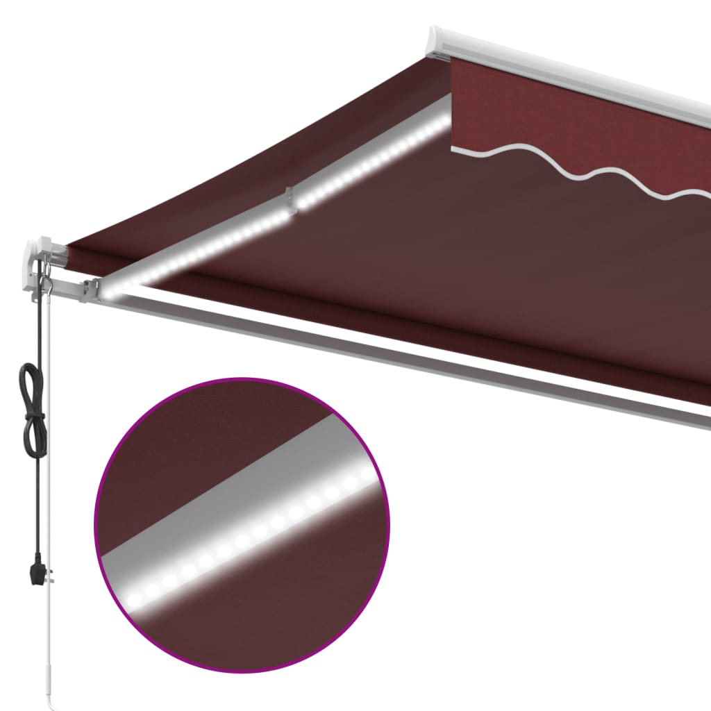 Tenda na automatsko uvlačenje s LED bordo 450x350 cm