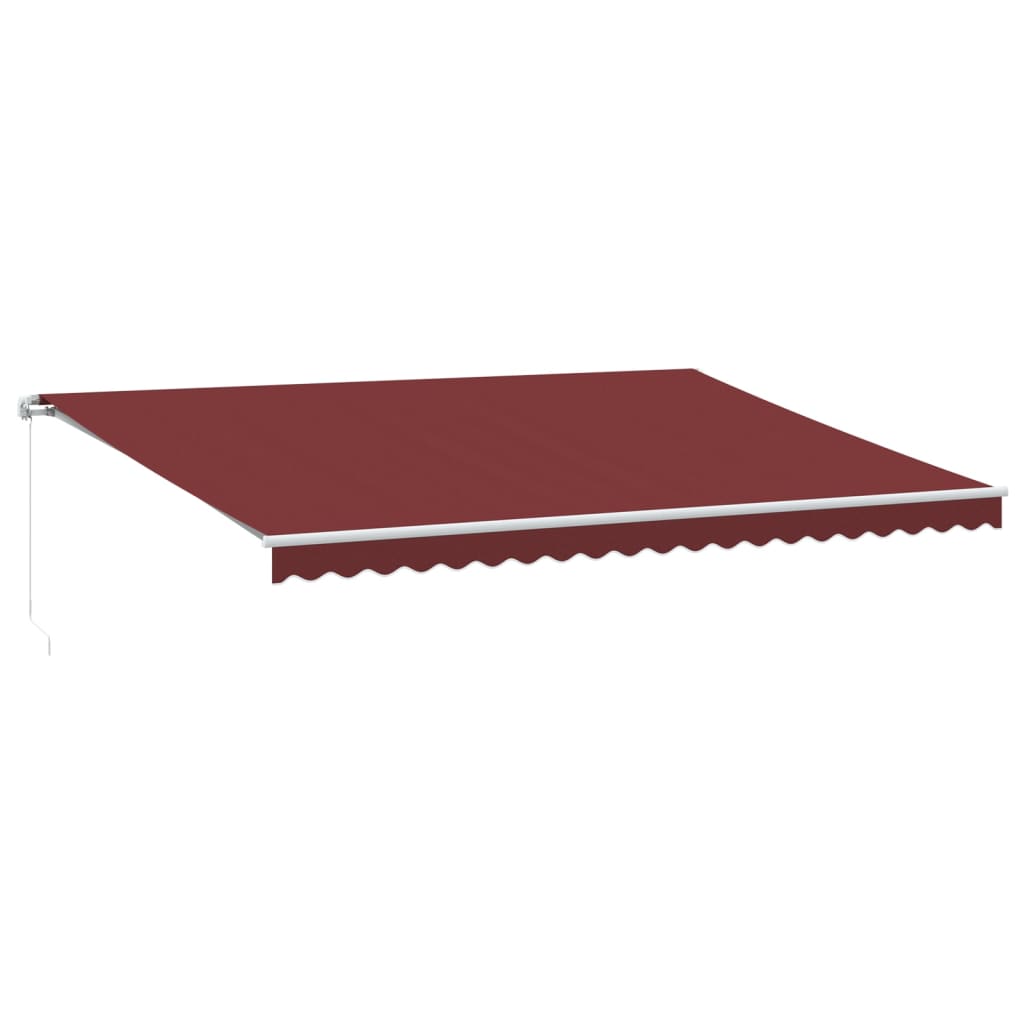 Tenda na ručno uvlačenje s LED bordo 500 x 350 cm