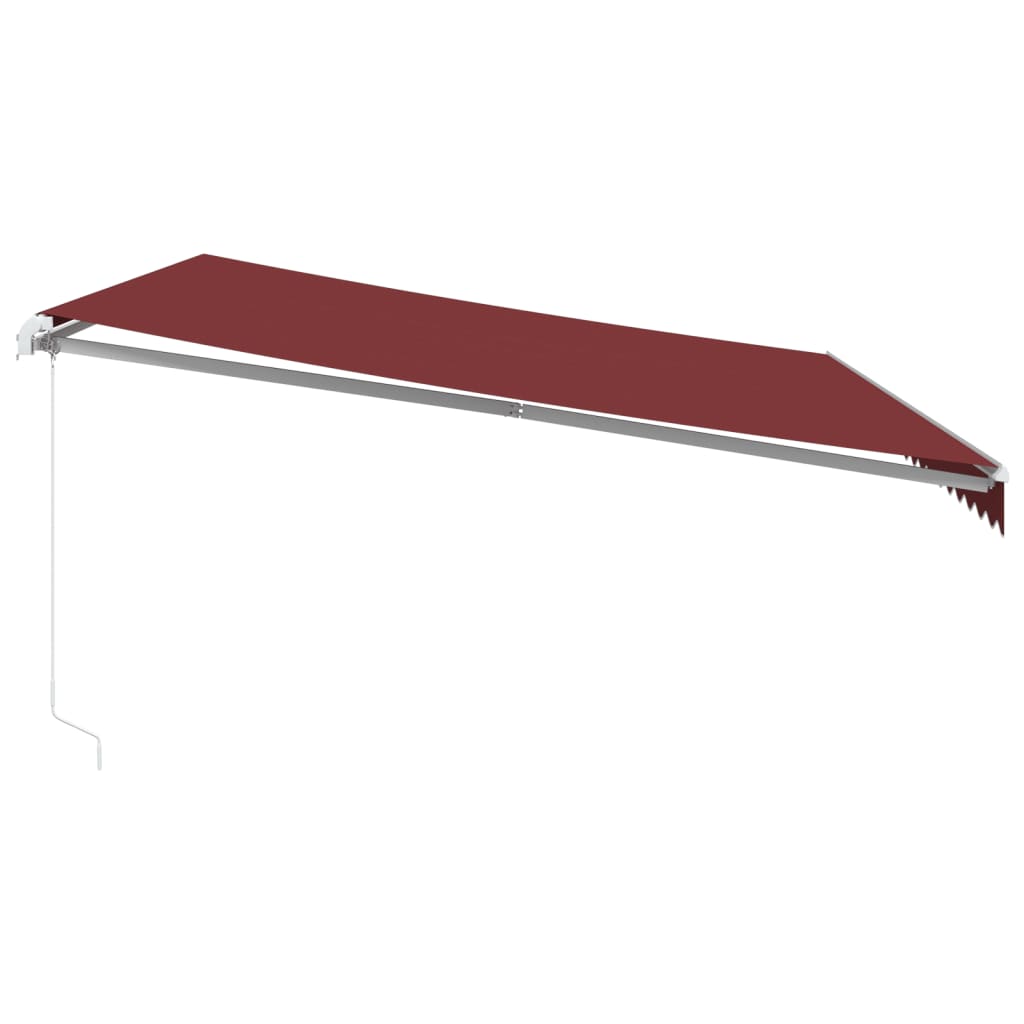 Tenda na ručno uvlačenje s LED bordo 500 x 350 cm
