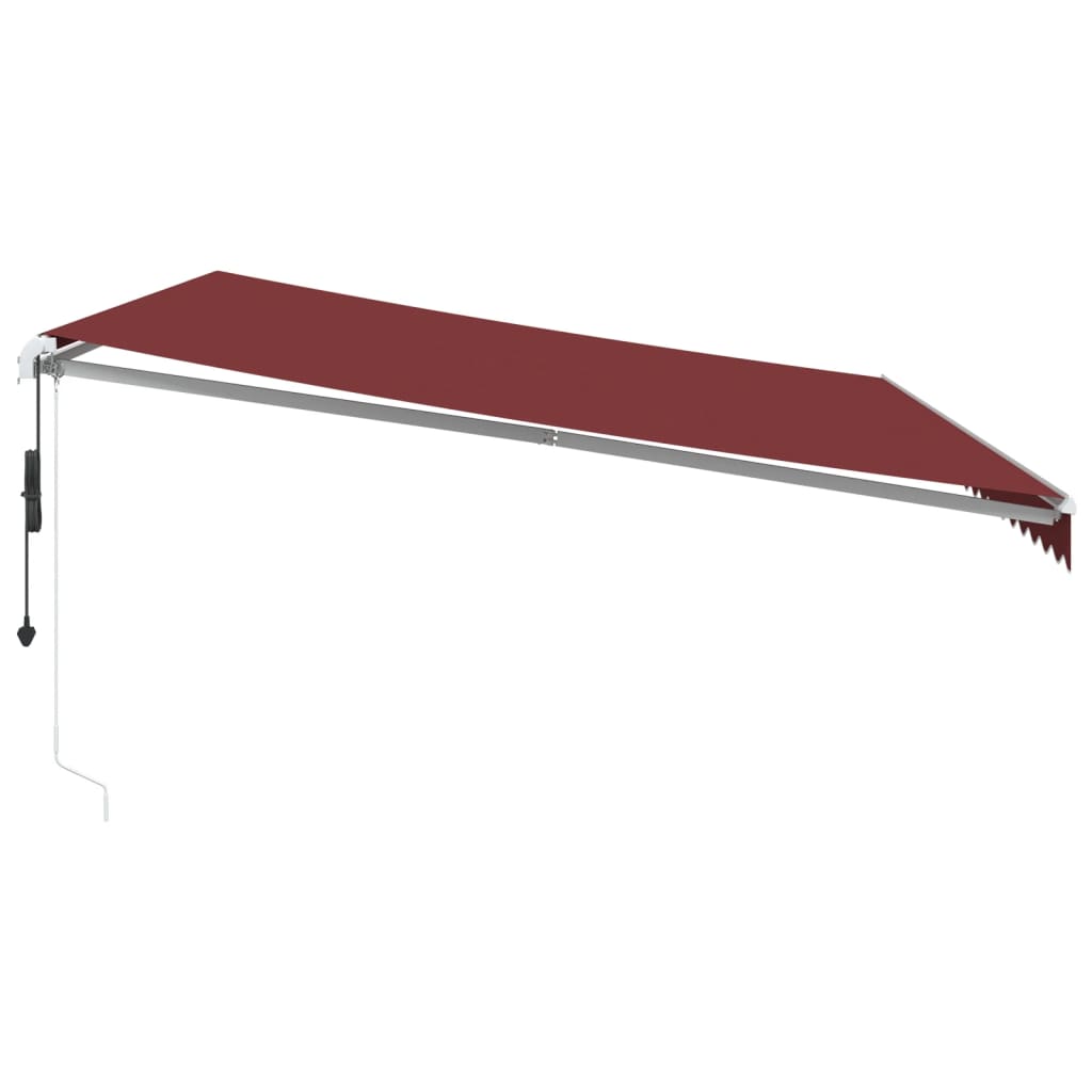 Tenda na automatsko uvlačenje bordo 500 x 350 cm