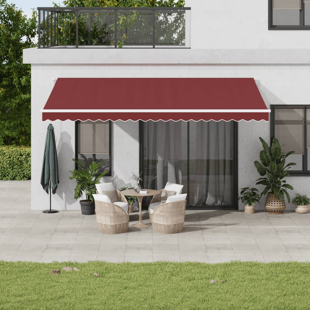 Tenda na automatsko uvlačenje bordo 500 x 350 cm