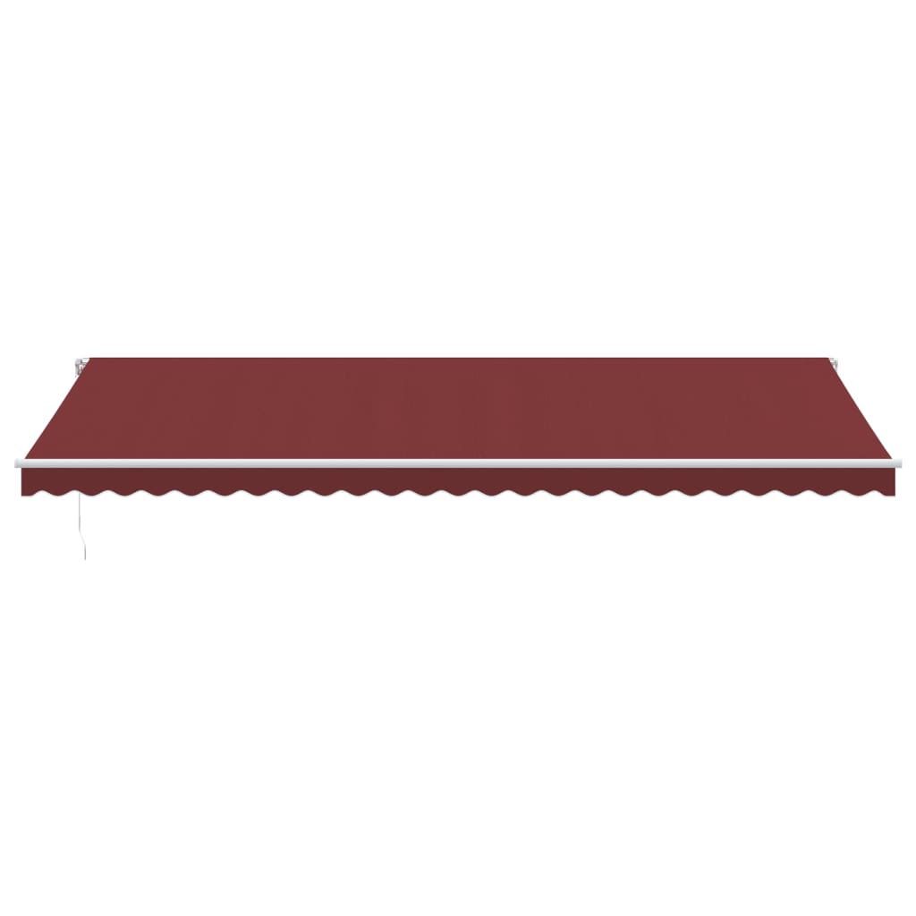 Tenda na ručno uvlačenje bordo 600 x 350 cm