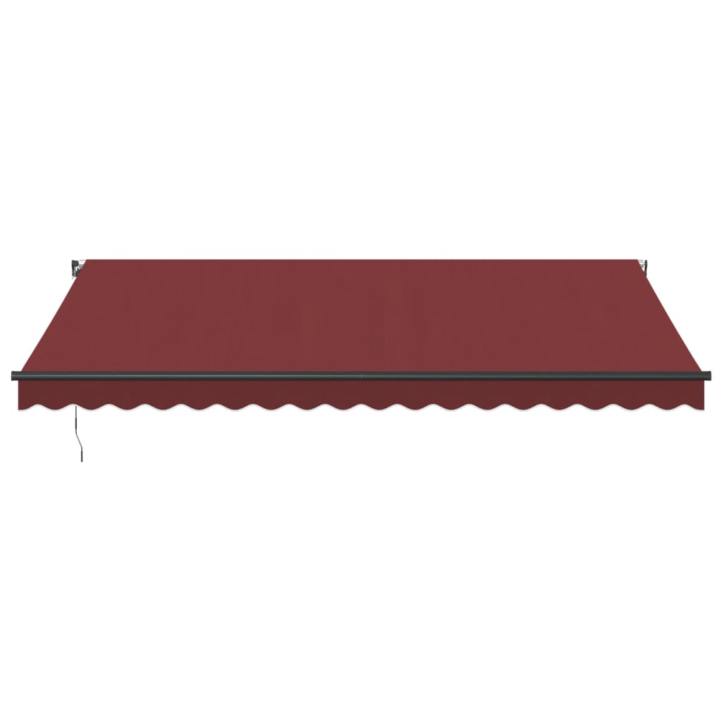Tenda na ručno uvlačenje bordo 450 x 350 cm