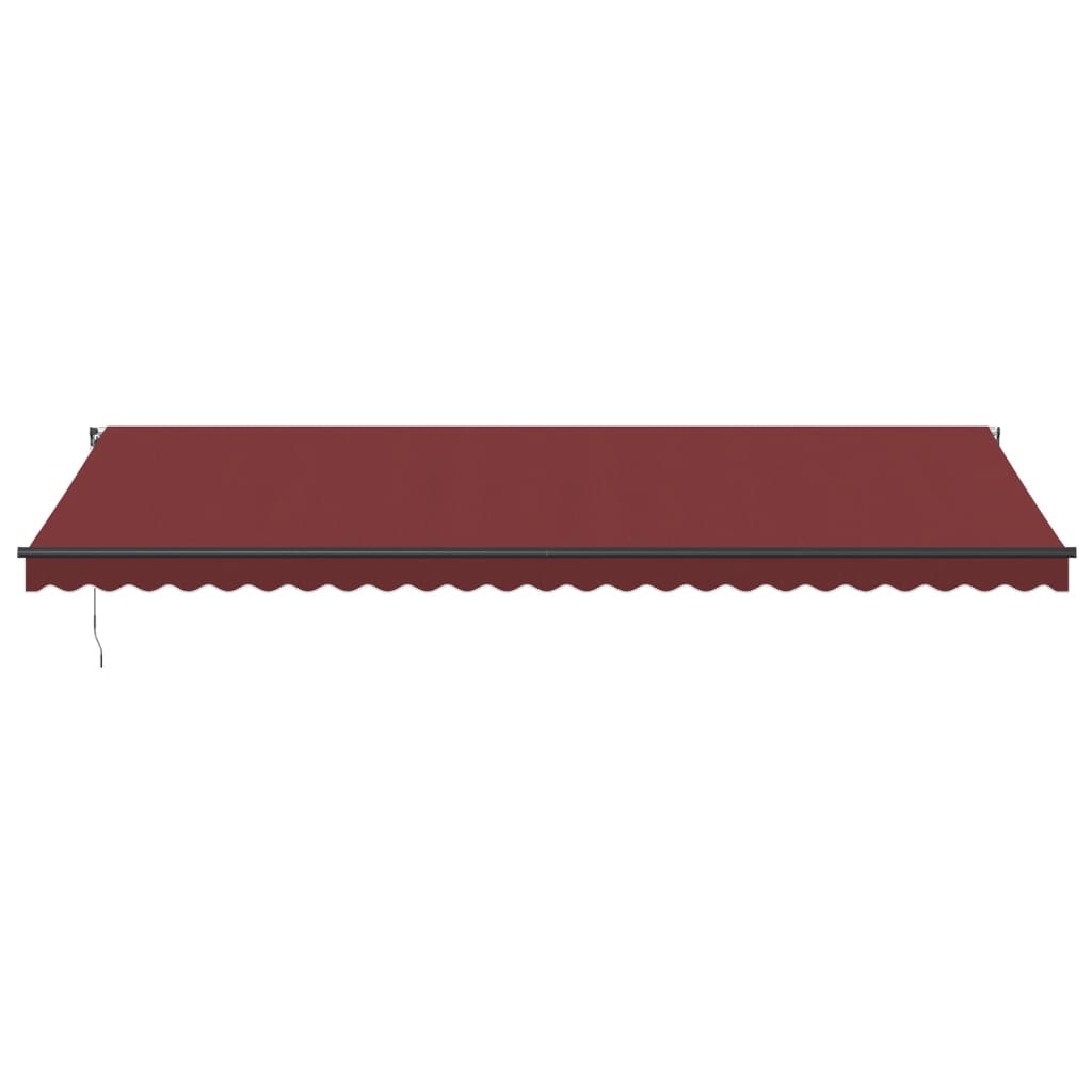 Tenda na ručno uvlačenje bordo 600 x 350 cm