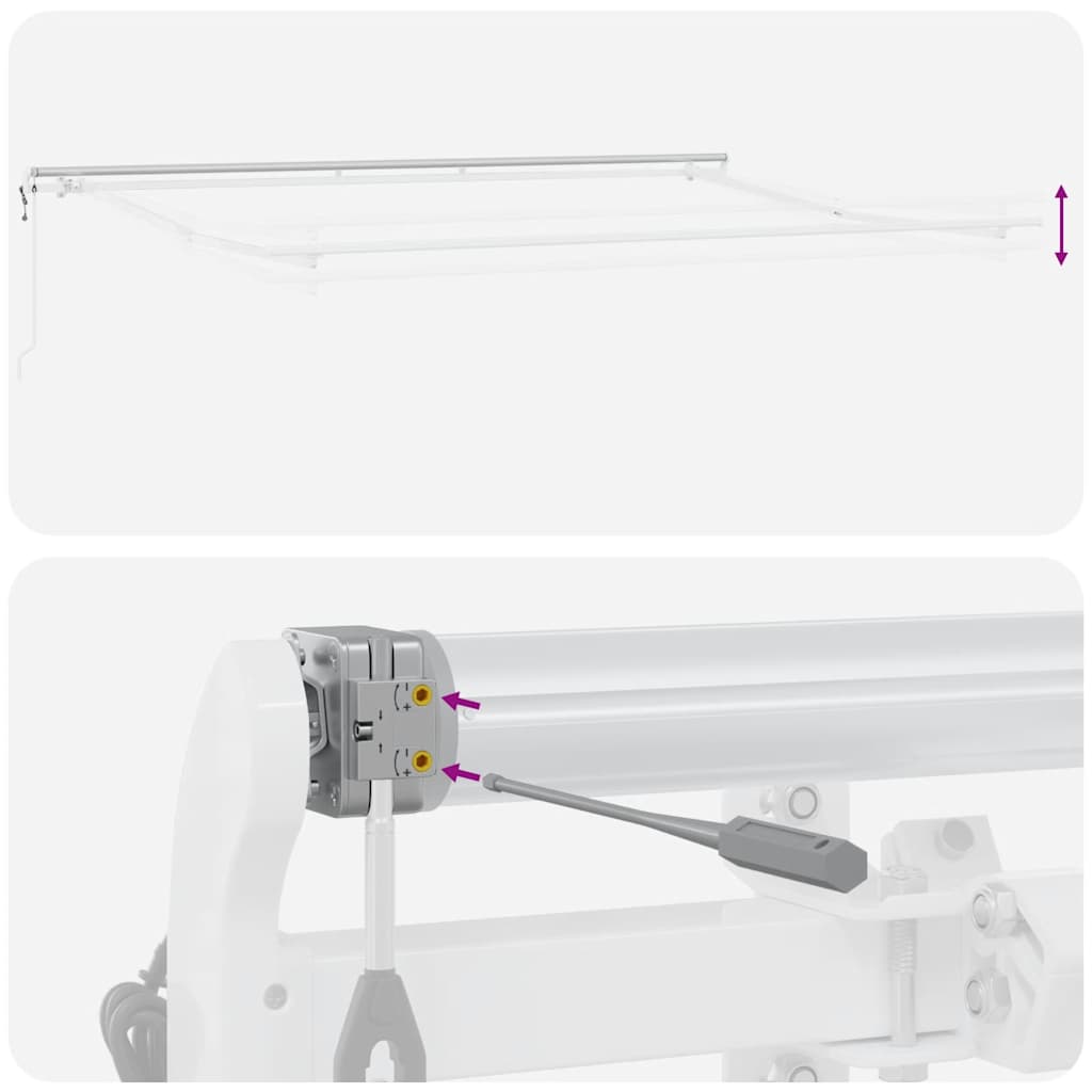 Tenda na automatsko uvlačenje bordo 400 x 300 cm