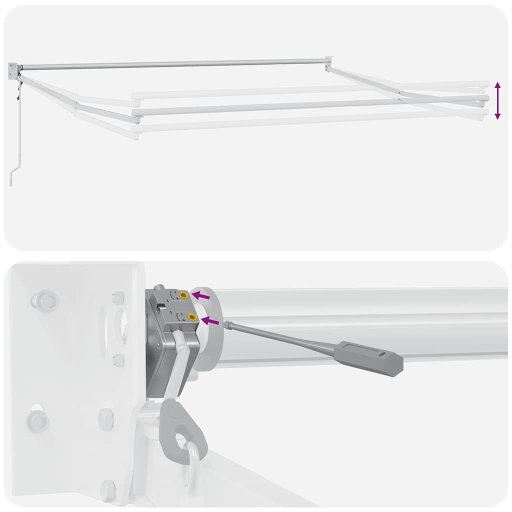 Tenda na automatsko uvlačenje bordo 300 x 250 cm