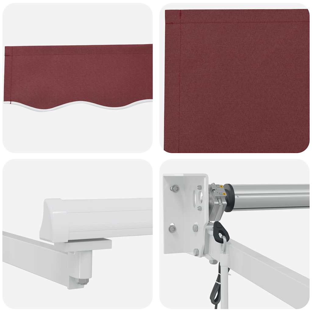 Tenda na automatsko uvlačenje bordo 300 x 250 cm
