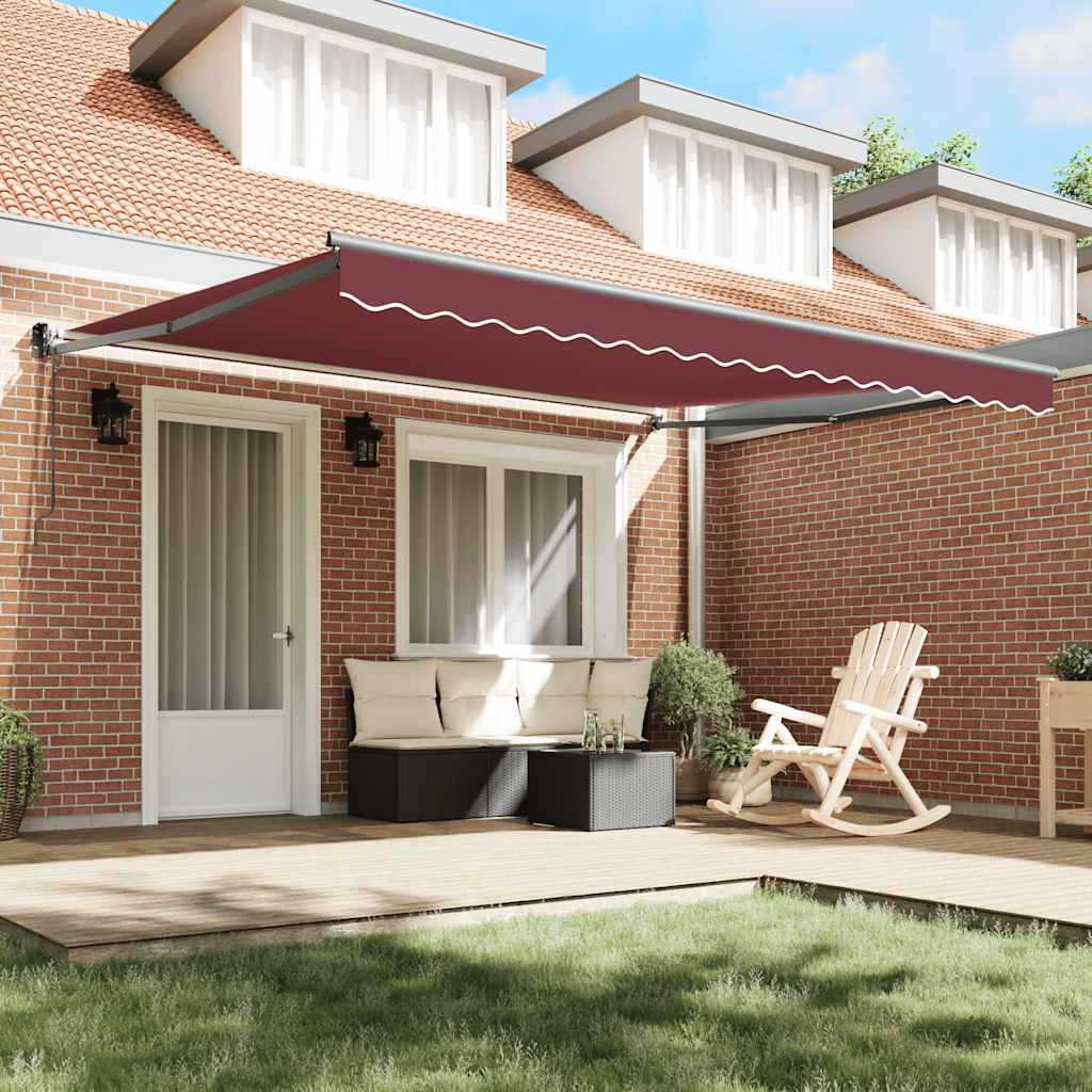 Tenda na automatsko uvlačenje bordo 400 x 300 cm