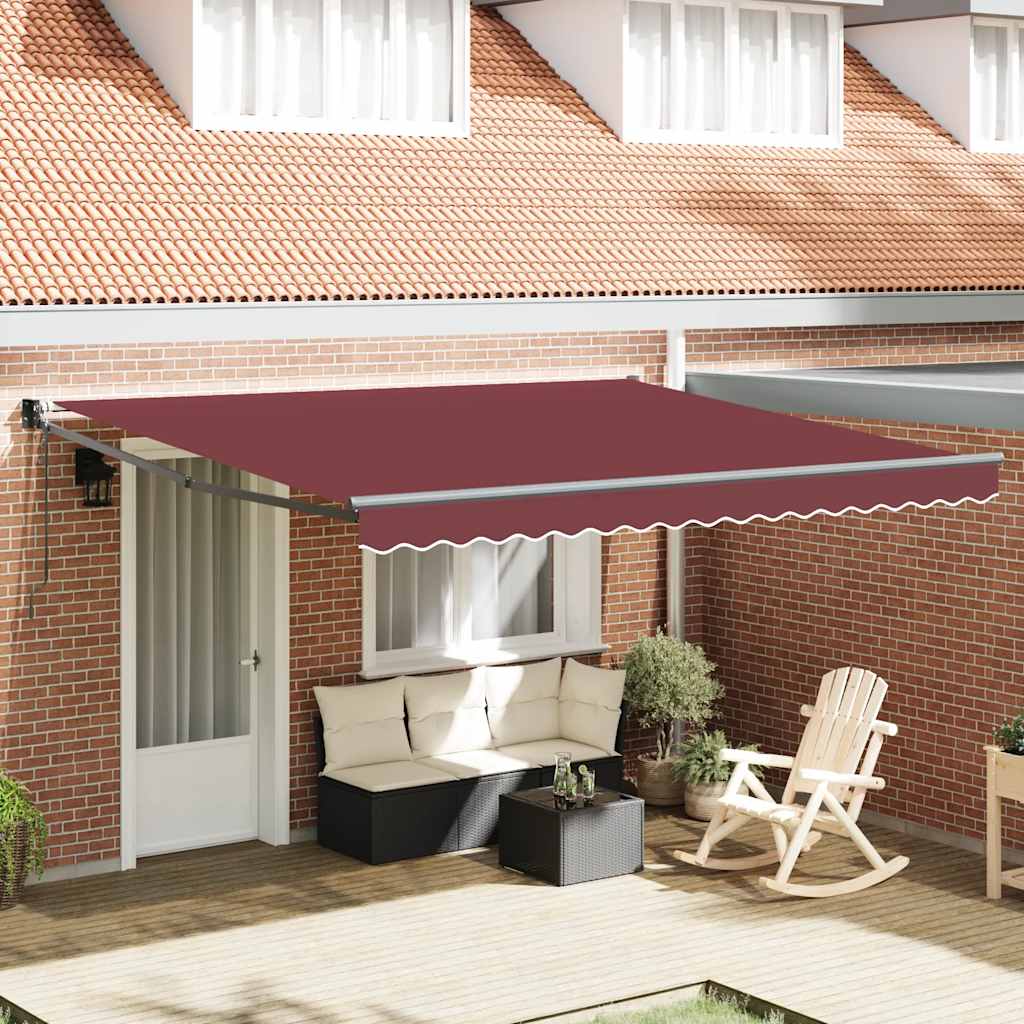 Tenda na automatsko uvlačenje bordo 400 x 300 cm