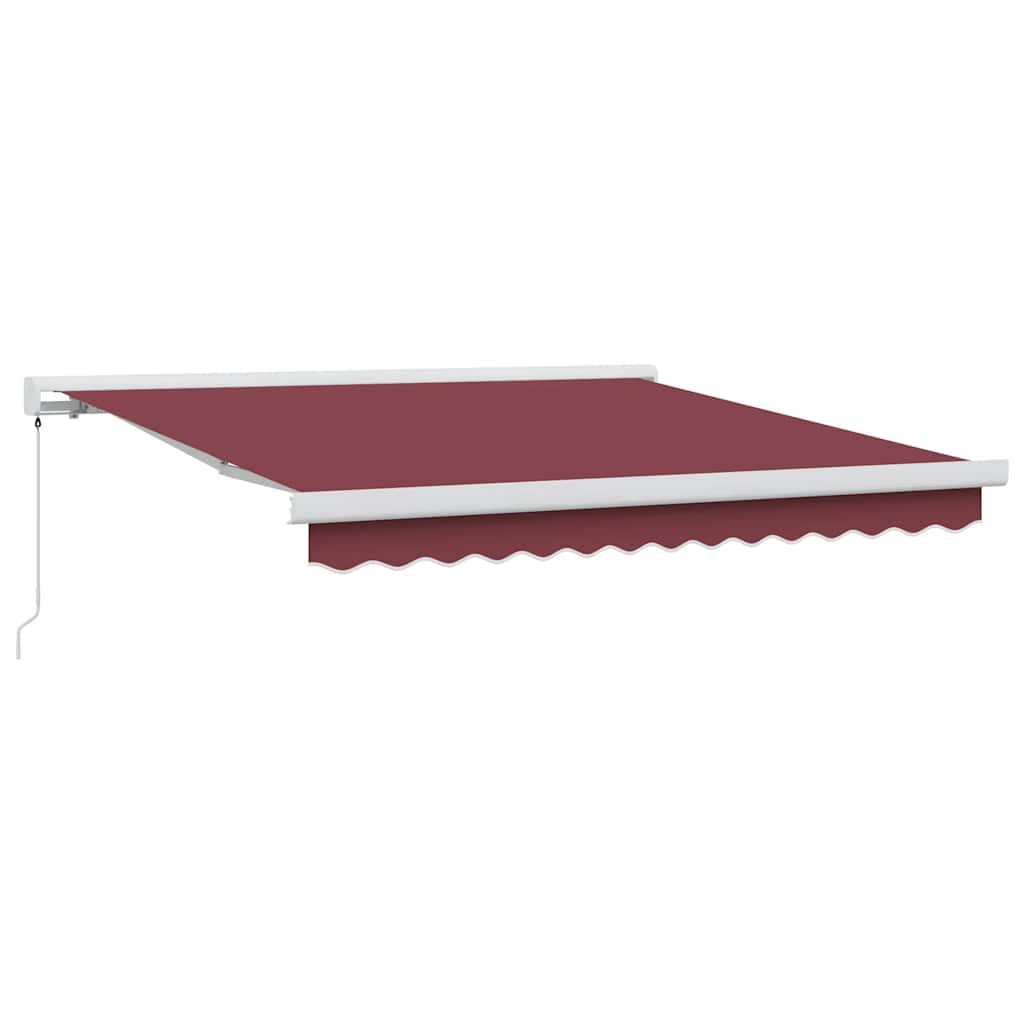 Tenda na ručno uvlačenje bordo 300 x 250 cm