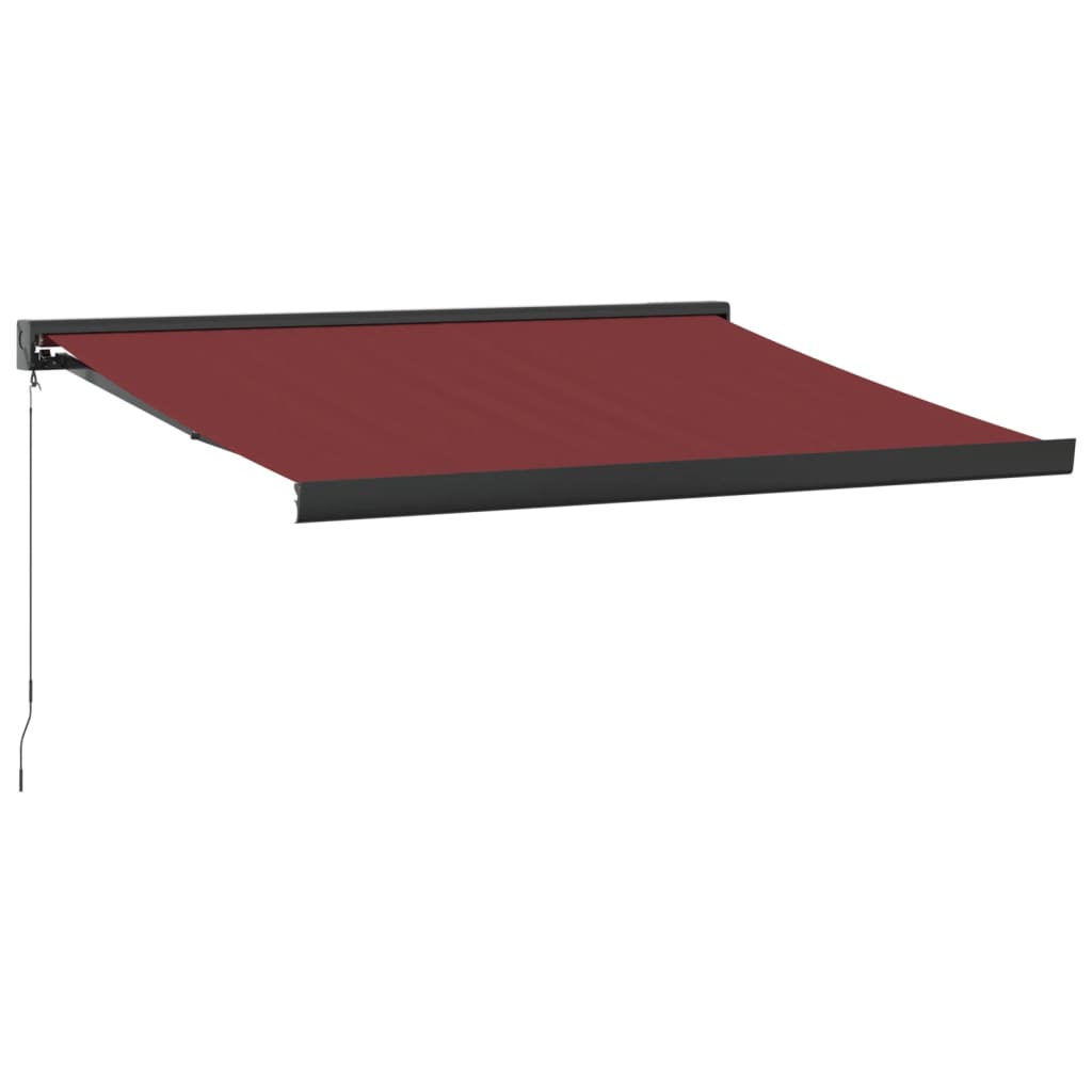 Tenda na ručno uvlačenje bordo 350 x 250 cm