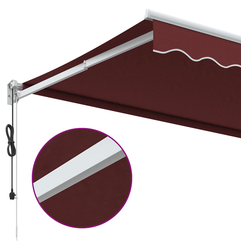 Tenda na automatsko uvlačenje bordo 350x250 cm