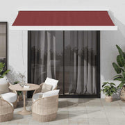 Tenda na automatsko uvlačenje bordo 350x250 cm