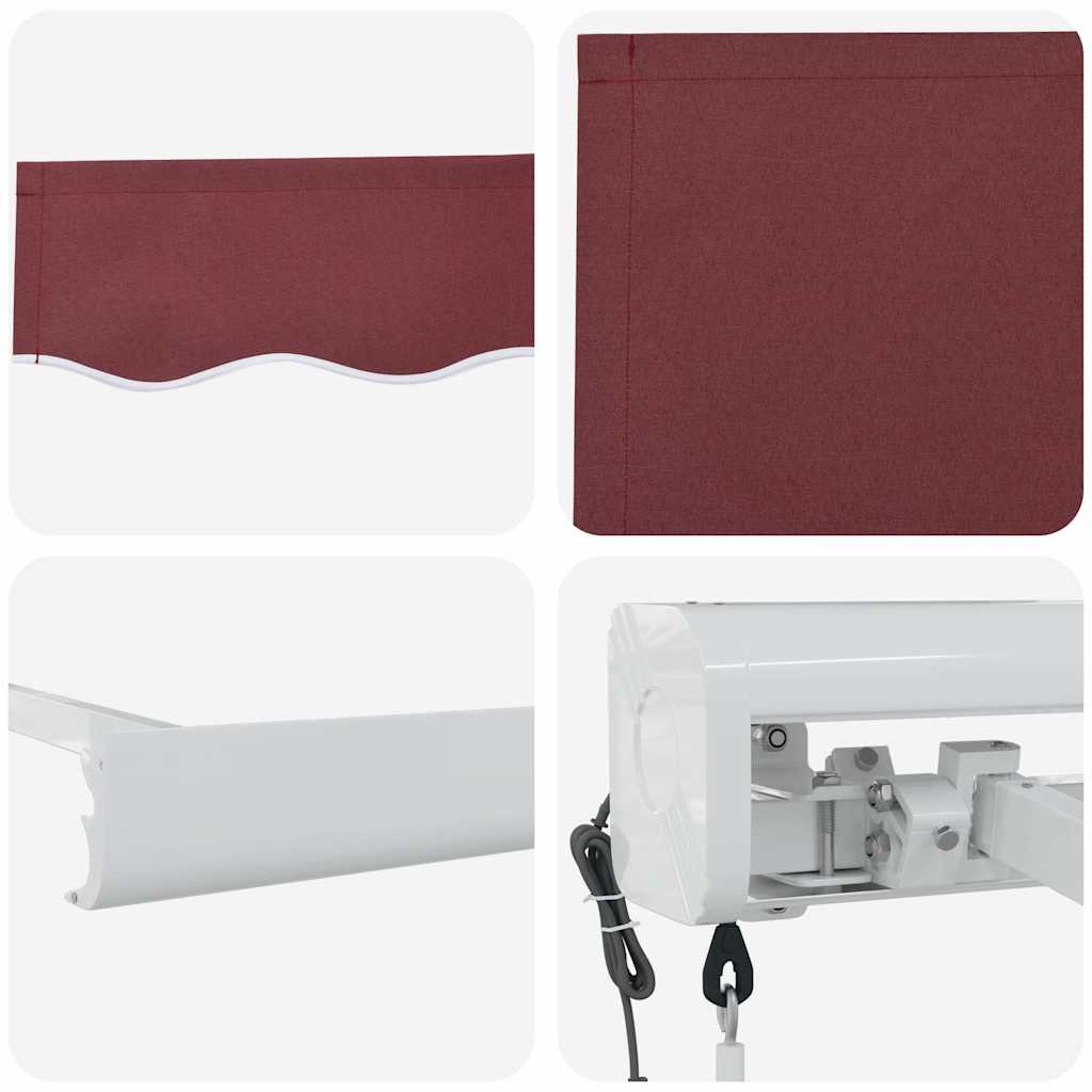 Tenda na automatsko uvlačenje bordo 400 x 300 cm