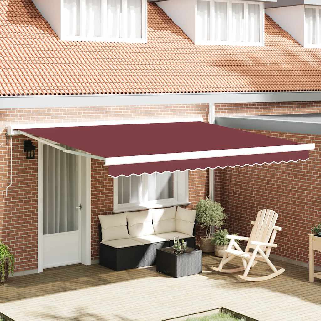 Tenda na automatsko uvlačenje bordo 400 x 300 cm