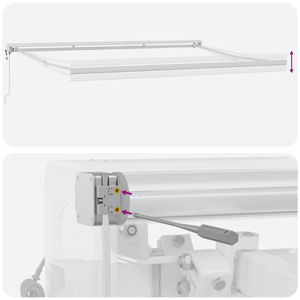 Tenda na automatsko uvlačenje bordo 450 x 300 cm