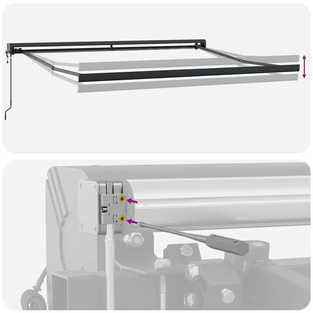 Tenda na automatsko uvlačenje bordo 300 x 250 cm