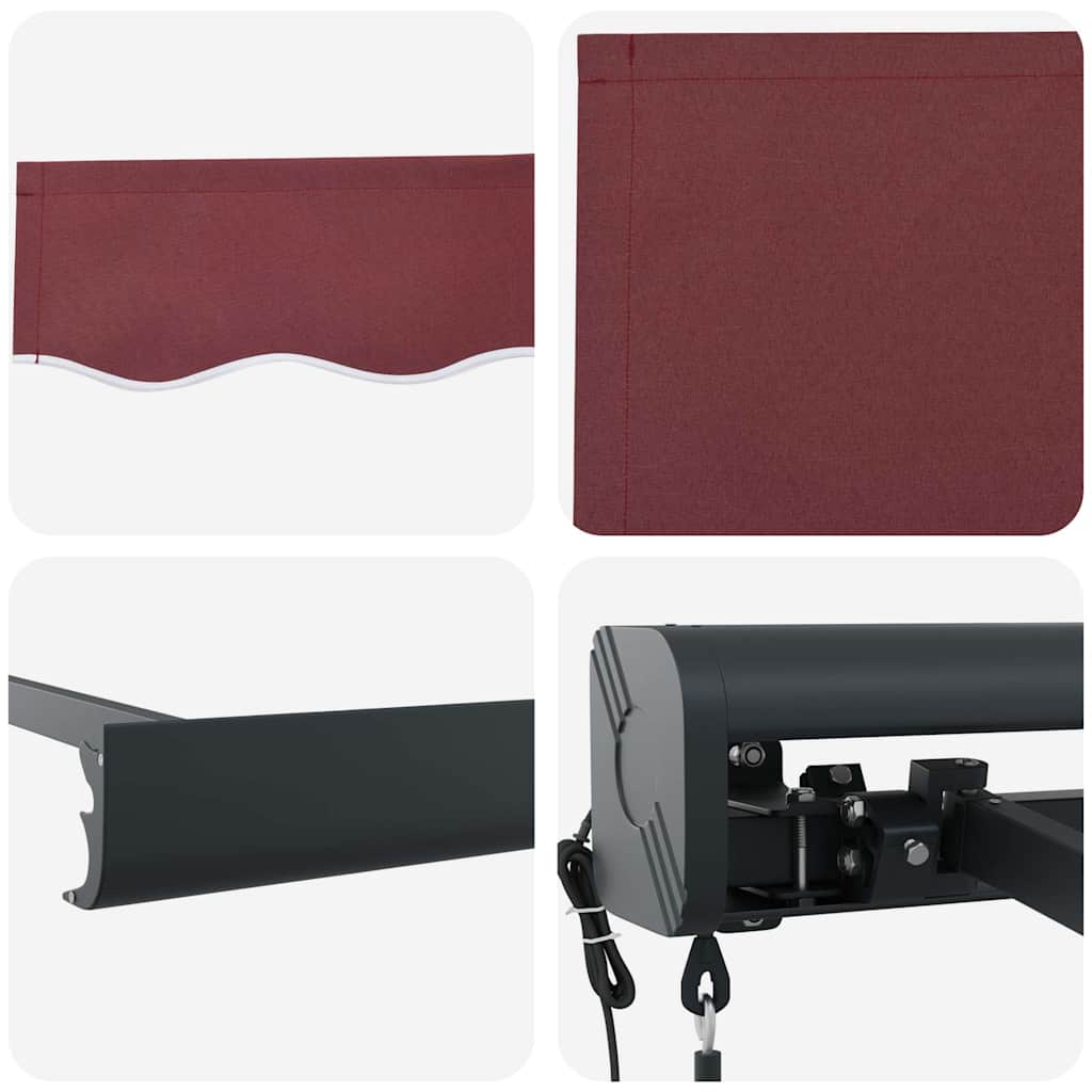 Tenda na automatsko uvlačenje bordo 300 x 250 cm