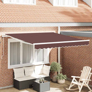 Tenda na automatsko uvlačenje smeđa 300 x 250 cm