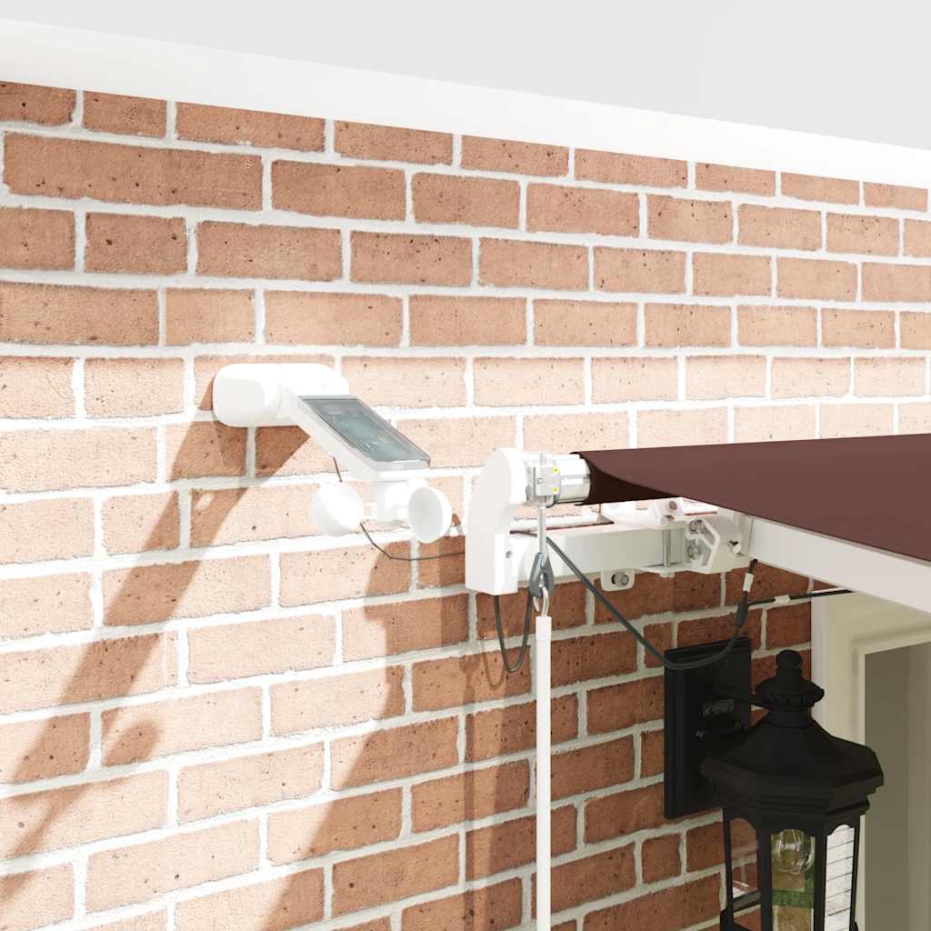 Tenda na automatsko uvlačenje s LED smeđa 600 x 300 cm