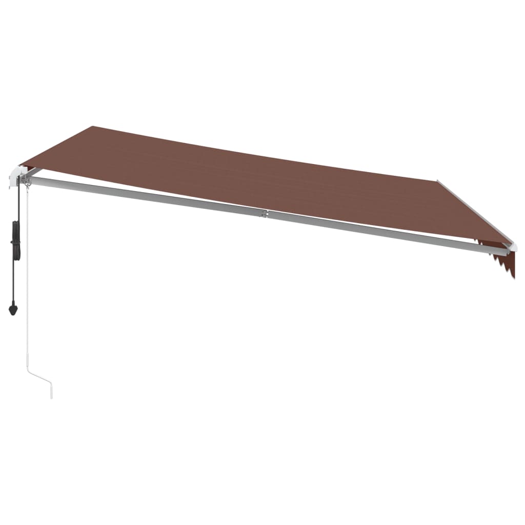 Tenda na automatsko uvlačenje smeđa 400 x 350 cm