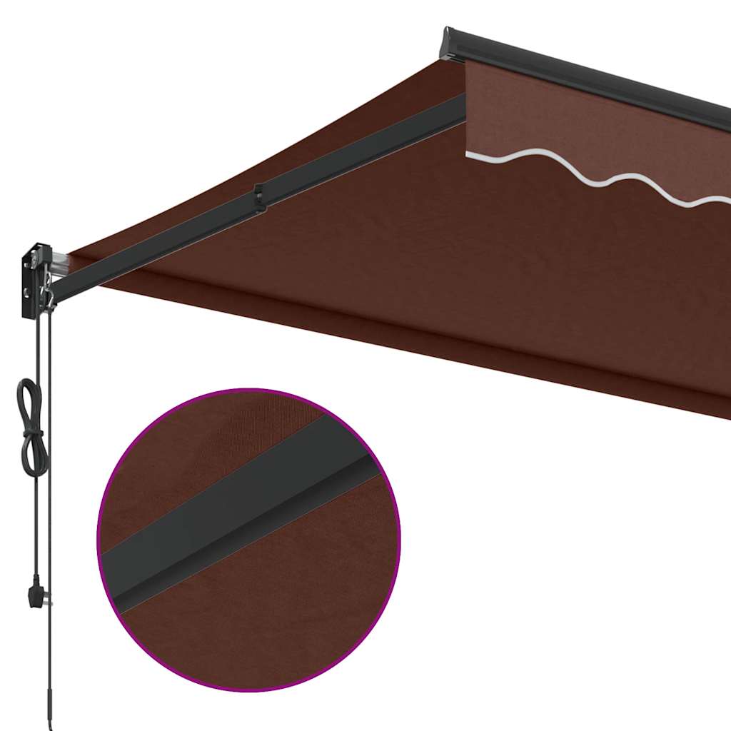 Tenda na automatsko uvlačenje smeđa 350 x 250 cm