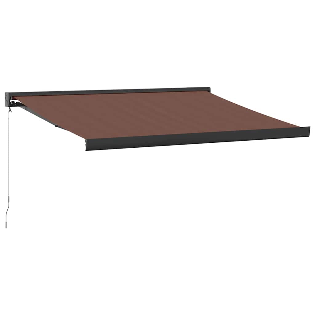 Tenda na ručno uvlačenje smeđa 350 x 250 cm