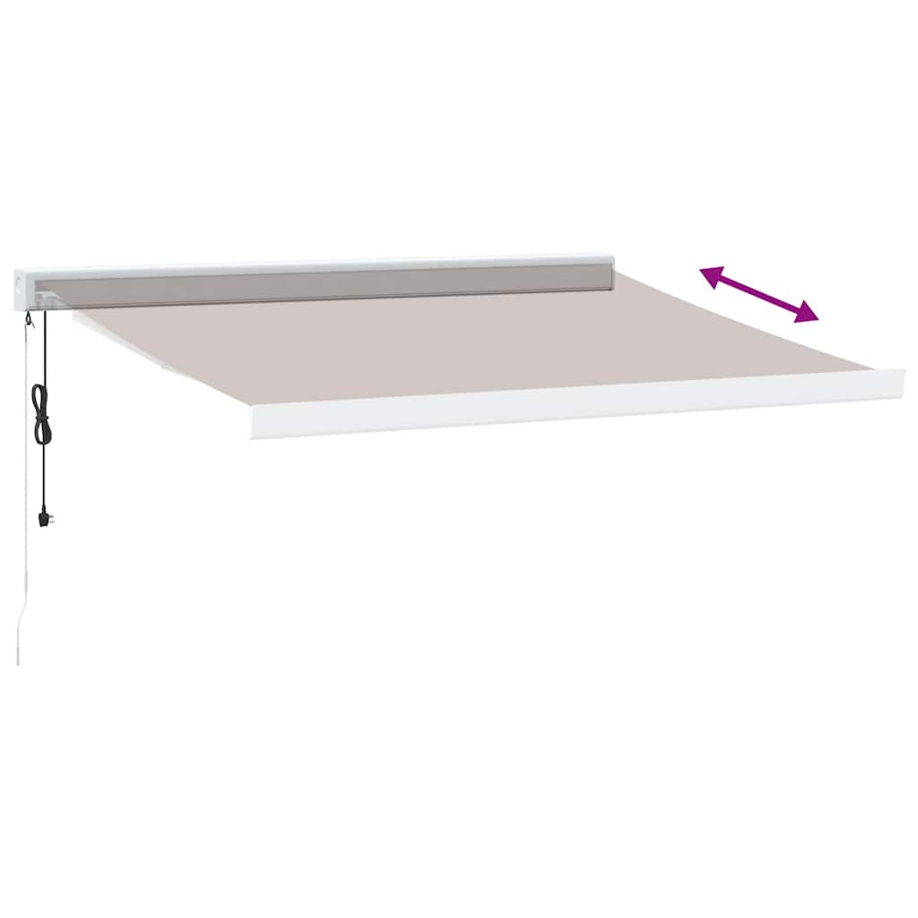 Tenda na automatsko uvlačenje smeđa 350 x 250 cm
