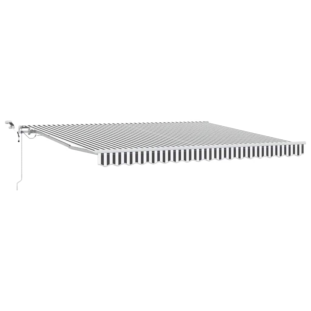 Tenda na automatsko uvlačenje LED antracit i bijela 400x300 cm