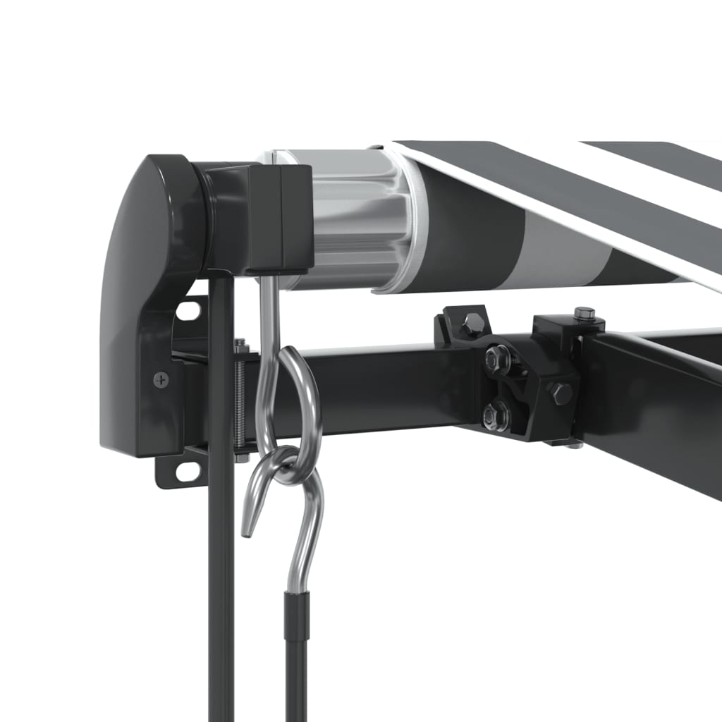 Tenda na automatsko uvlačenje LED antracit i bijela 500x350 cm