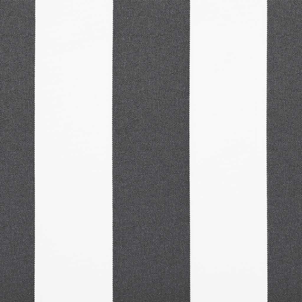 Tenda na ručno uvlačenje antracit i bijela 400 x 300 cm