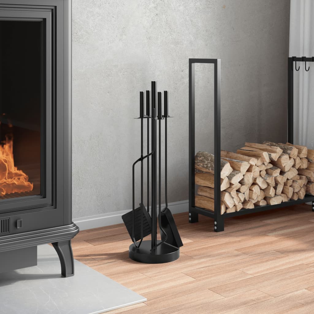 Set alata za kamin od 5 dijelova, 18 x 66 cm, čelik