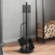Set alata za kamin od 5 dijelova, 18 x 66 cm, čelik