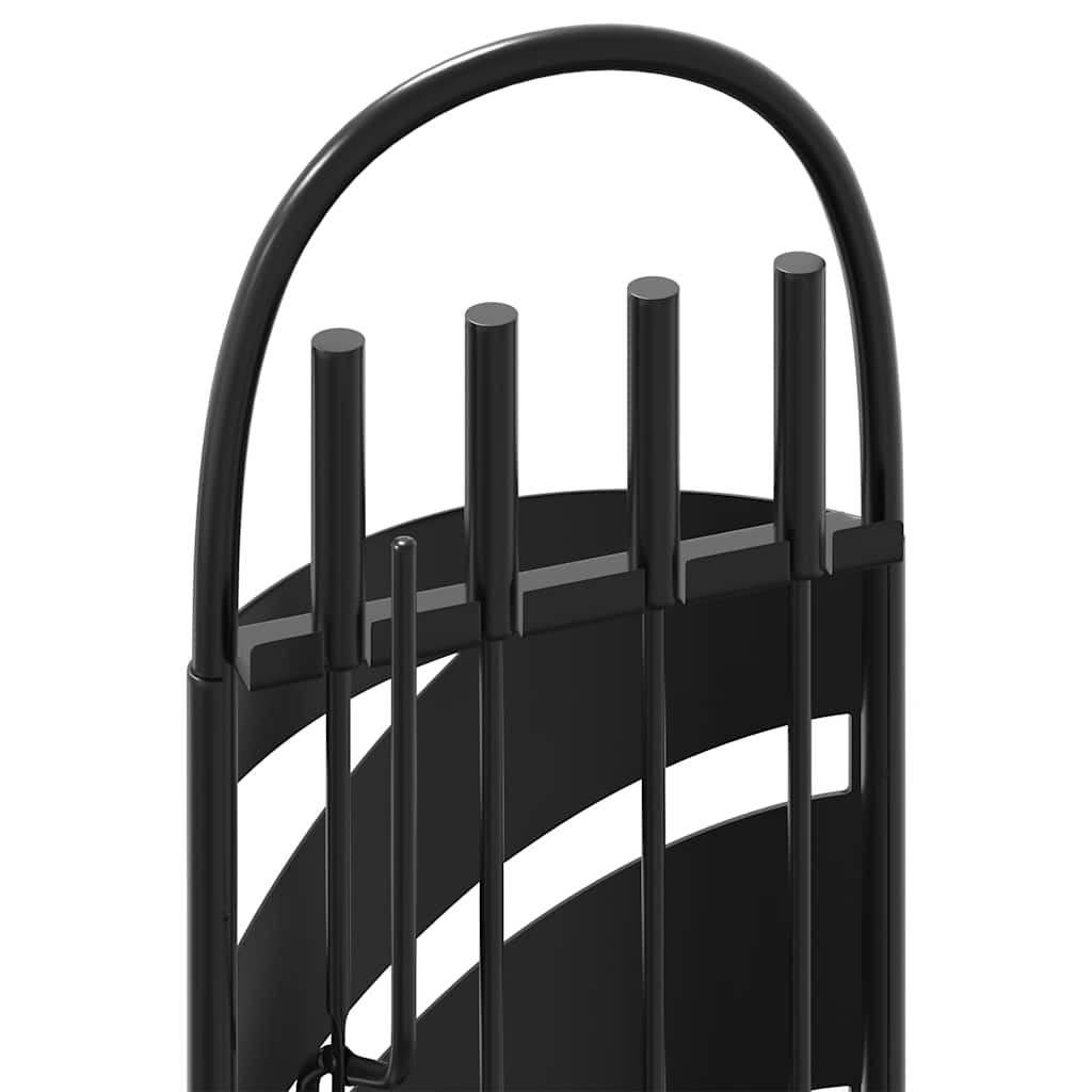 Set alata za kamin od 5 dijelova 23x15x66 cm čelik