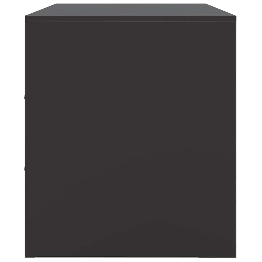 TV ormarići 2 kom crni 67 x 39 x 44 cm čelični