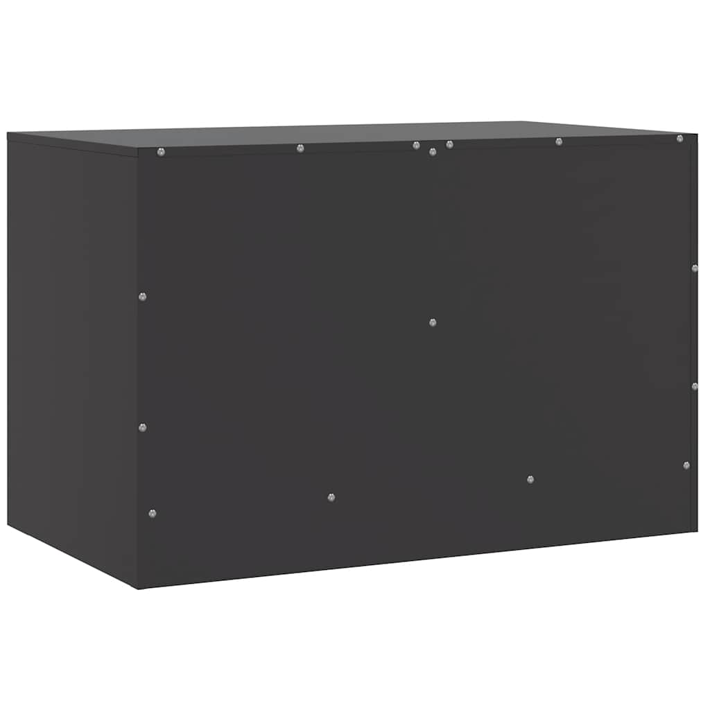 TV ormarići 2 kom crni 67 x 39 x 44 cm čelični