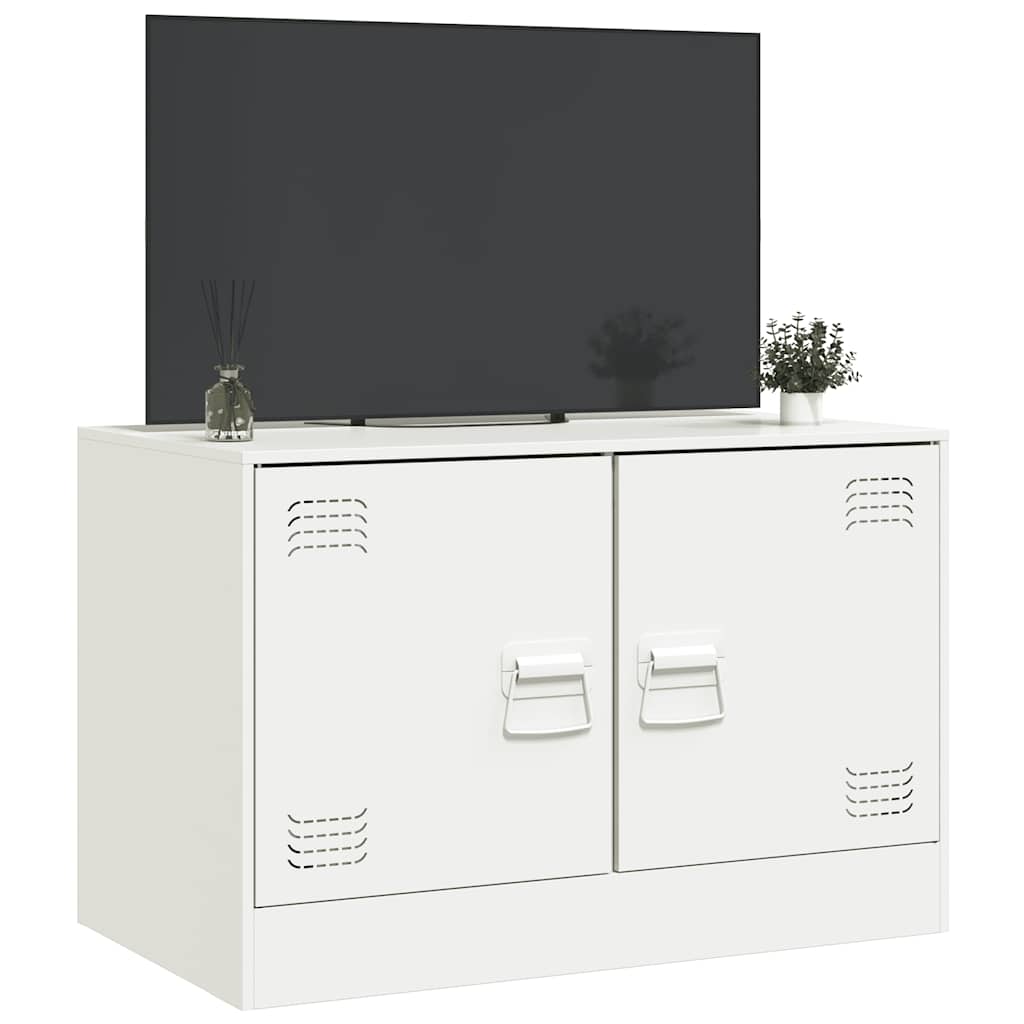 TV ormarić bijeli 67 x 39 x 44 cm čelični