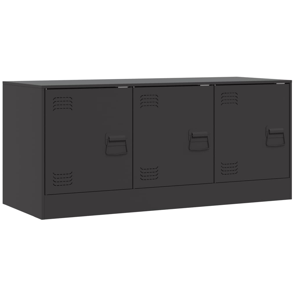 TV ormarić crni 99 x 39 x 44 cm čelični