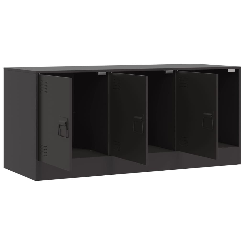 TV ormarić crni 99 x 39 x 44 cm čelični