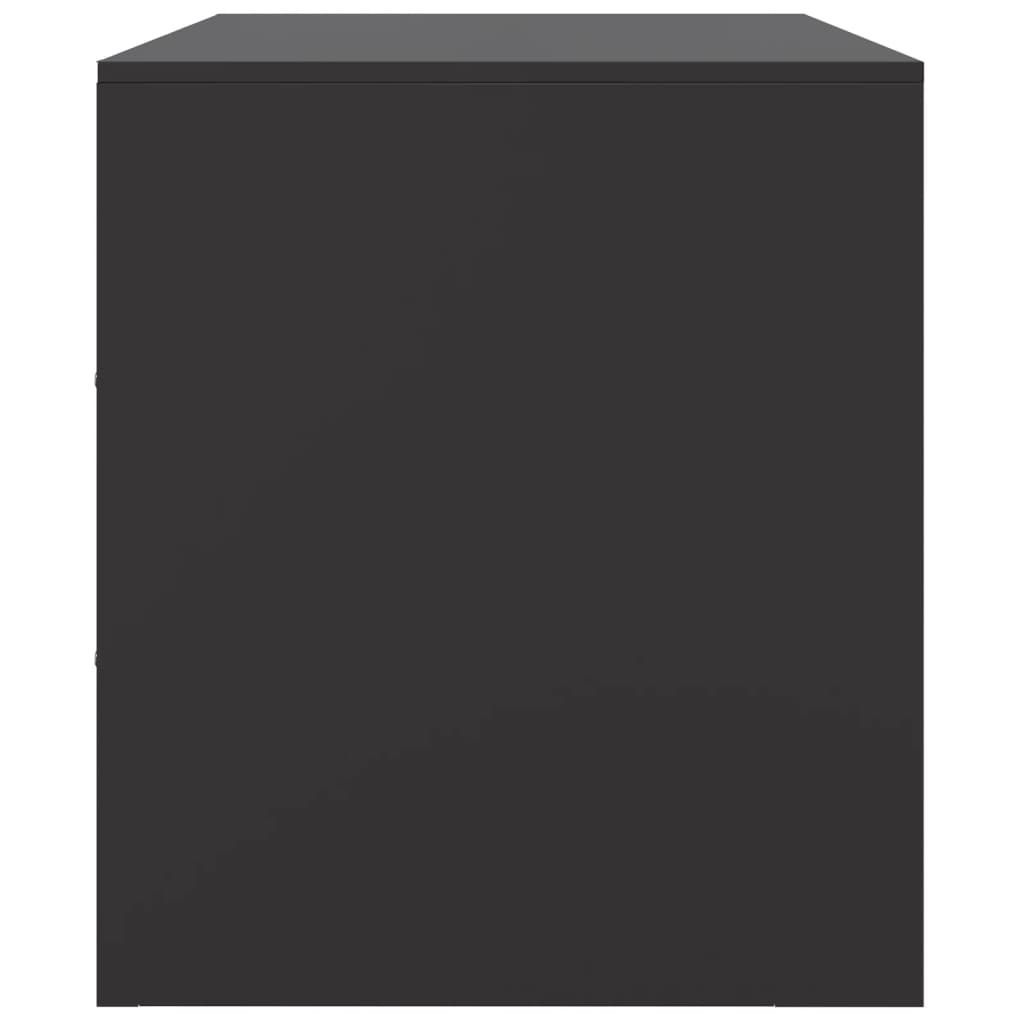 TV ormarić crni 99 x 39 x 44 cm čelični