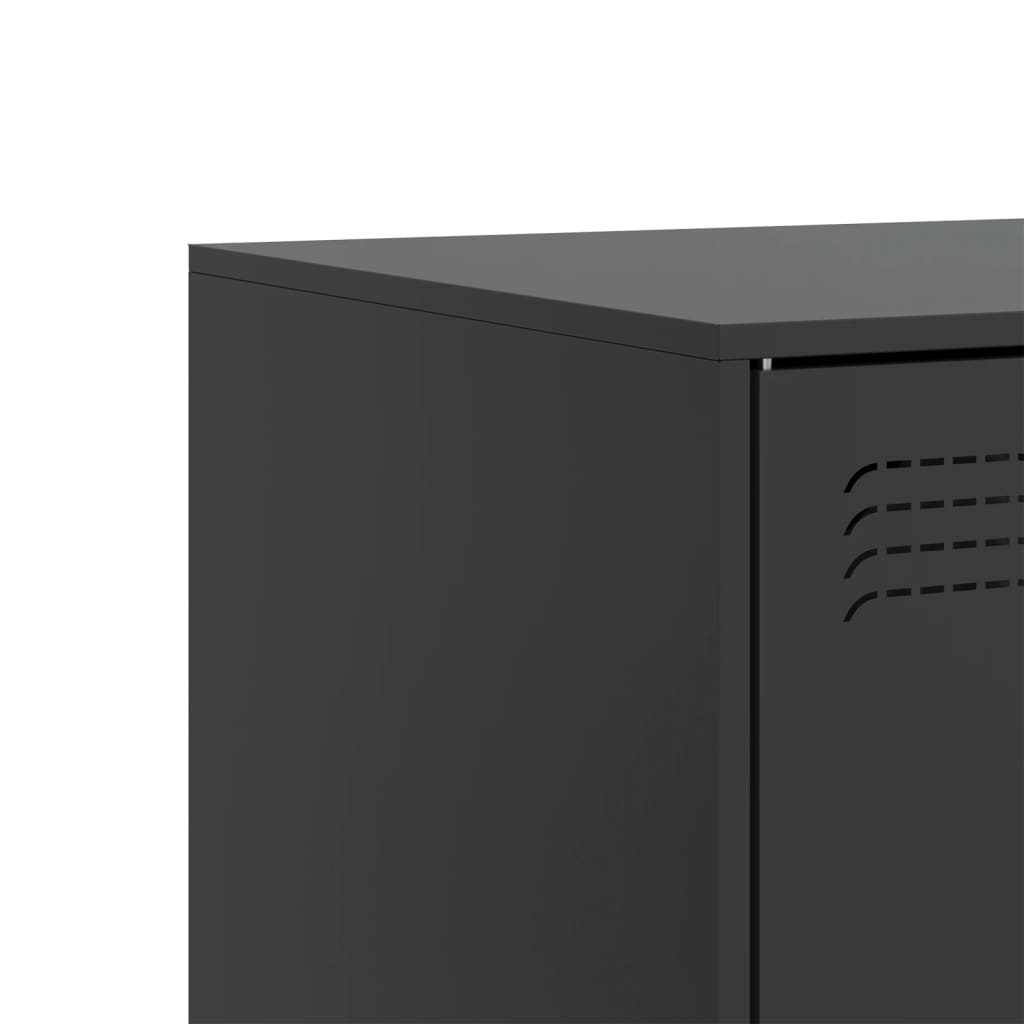 TV ormarić crni 99 x 39 x 44 cm čelični