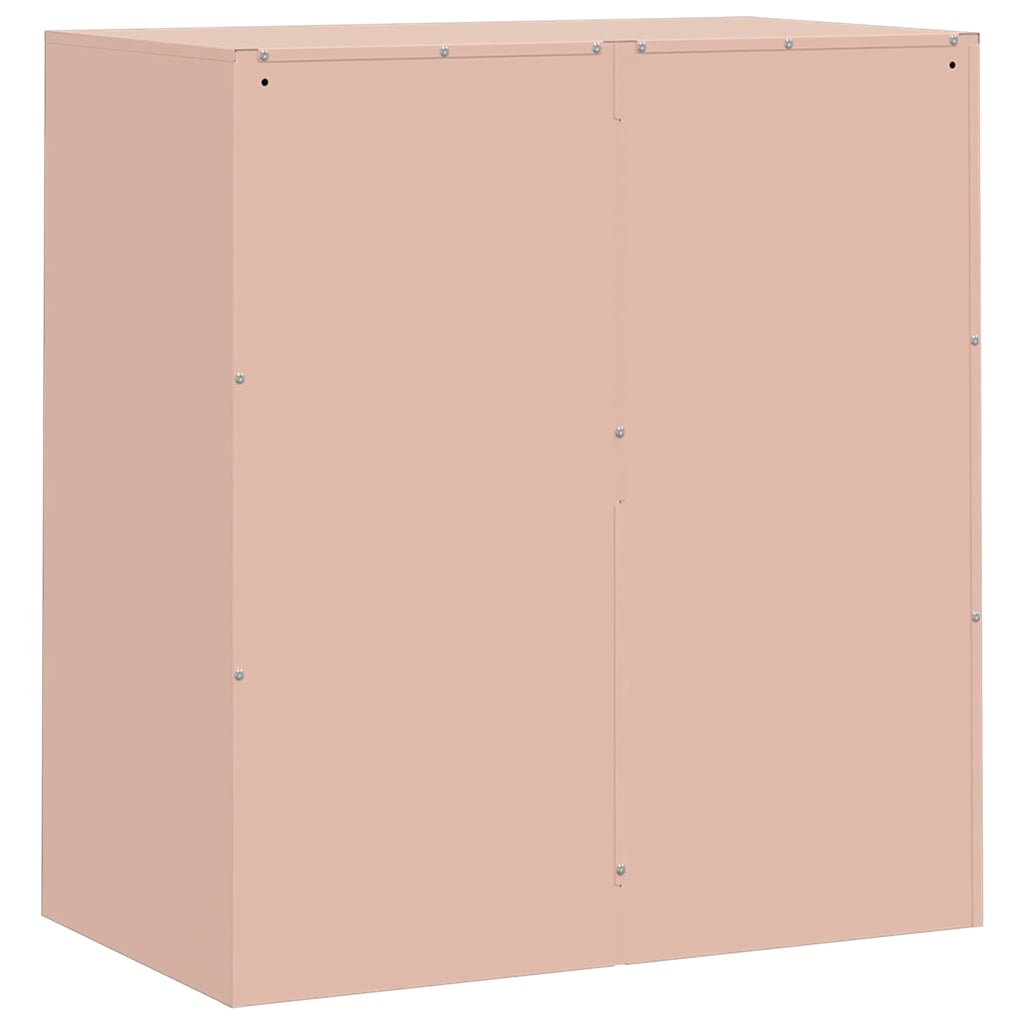 Komoda ružičasti 67 x 39 x 73 cm čelična