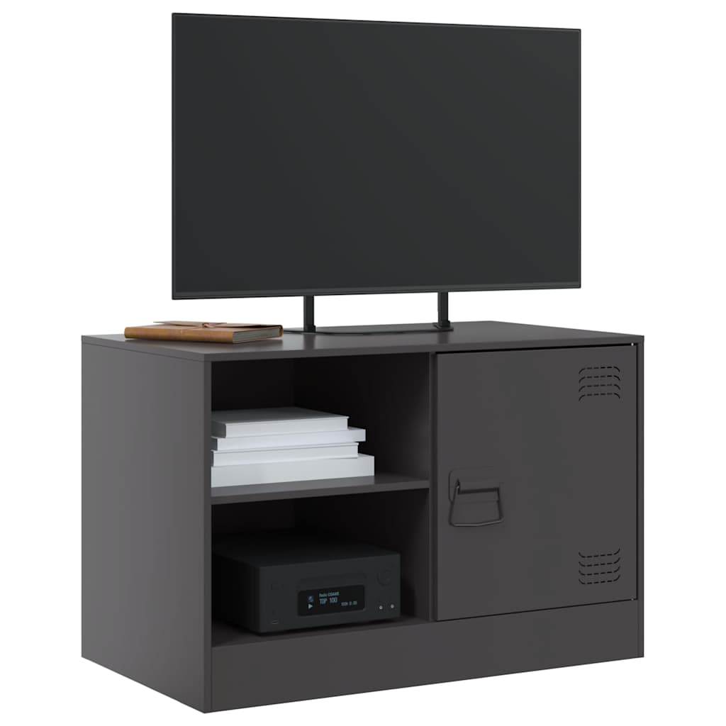 TV ormarići 2 kom crni 67 x 39 x 44 cm čelični