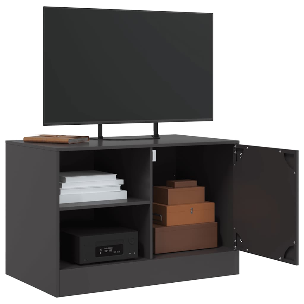 TV ormarići 2 kom crni 67 x 39 x 44 cm čelični