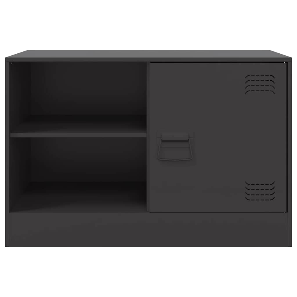 TV ormarići 2 kom crni 67 x 39 x 44 cm čelični