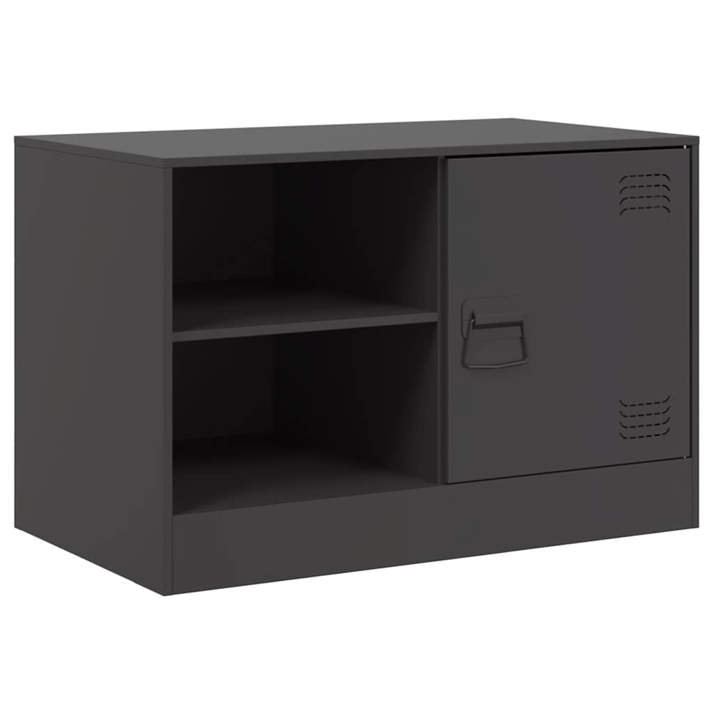 TV ormarići 2 kom crni 67 x 39 x 44 cm čelični