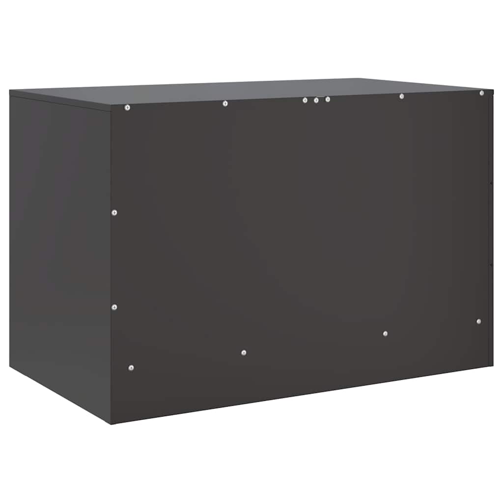 TV ormarići 2 kom crni 67 x 39 x 44 cm čelični